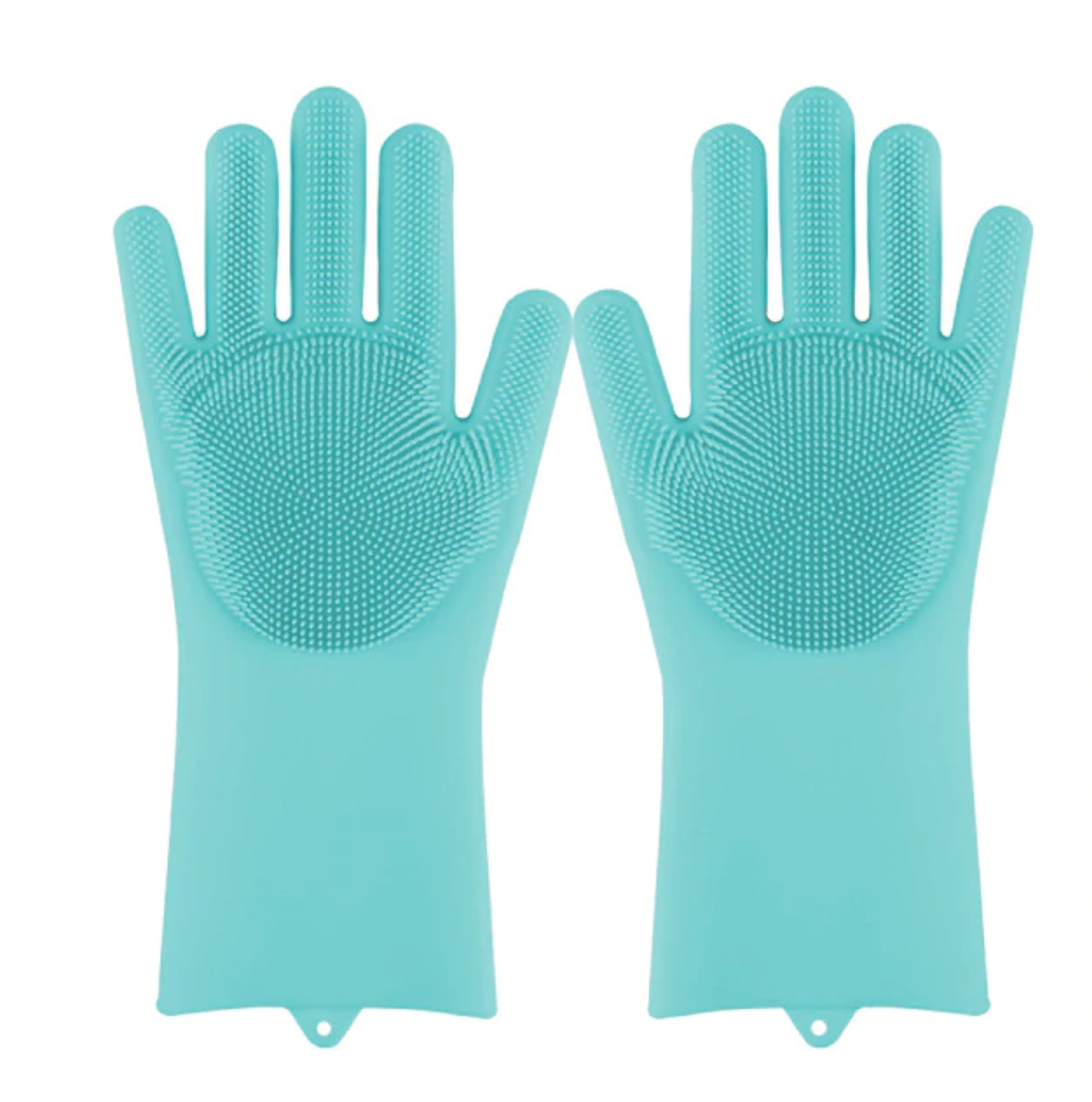 Silicone brushing gloves